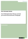 Title: Das Höhlengleichnis Platons und die personal-transzendentale Pädagogik