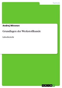 Title: Grundlagen der Werkstoffkunde