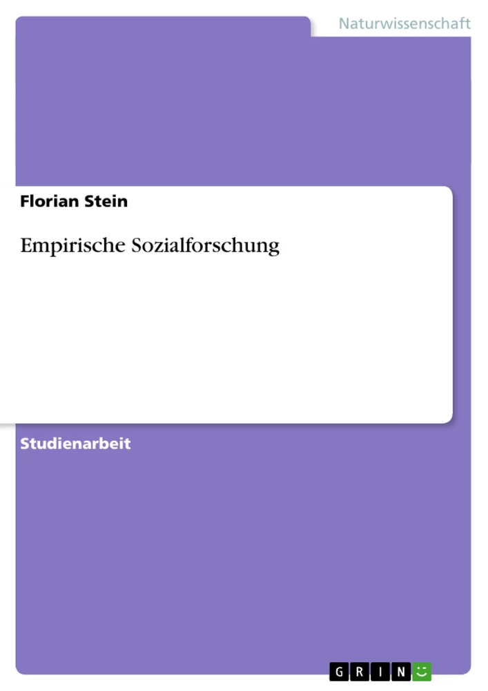 Title: Empirische Sozialforschung