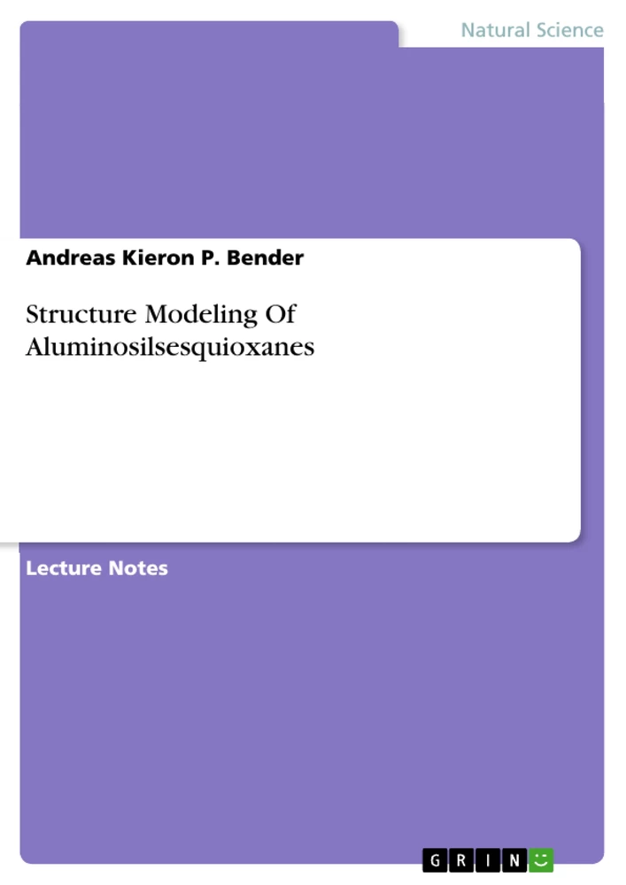 Titel: Structure Modeling Of Aluminosilsesquioxanes