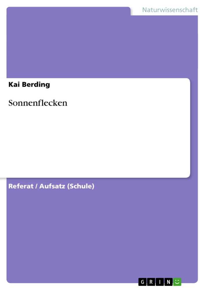 Title: Sonnenflecken