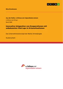 Titel: Innovative Integration von Kooperationen mit unbekannten Start-ups in Krisensituationen