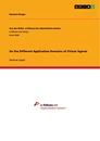 Titel: On the Different Application Domains of Virtual Agents