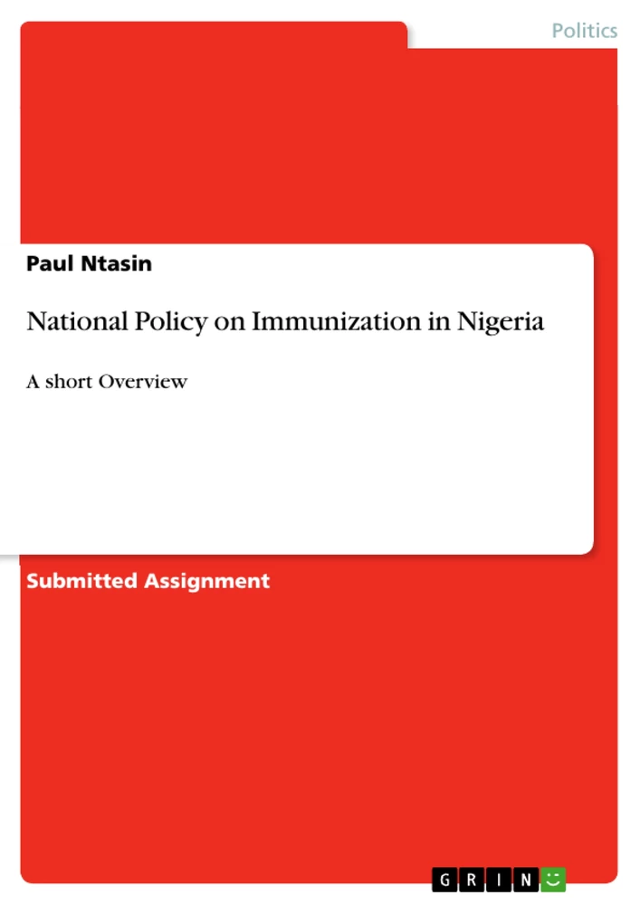 literature review on immunization in nigeria pdf