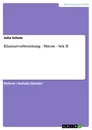 Title: Klausurvorbereitung -  Mitose - Sek II
