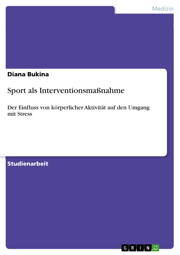 Titel: Sport als Interventionsmaßnahme