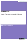 Title: Mathe Übersicht Stochastik / Vektoren