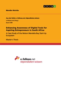 Title: Enhancing Awareness of Digital Tools for Aspiring Entrepreneurs in South Africa