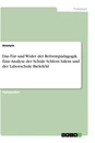 Title: Das Für und Wider der Reformpädagogik. Eine Analyse der Schule Schloss Salem und der Laborschule Bielefeld