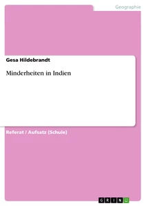 Titre: Minderheiten in Indien