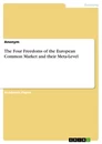 Titel: The Four Freedoms of the European Common Market and their Meta-Level