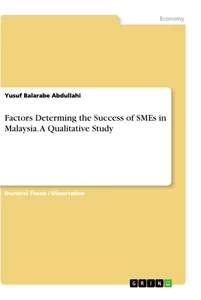 Título: Factors Determing the Success of SMEs in Malaysia. A Qualitative Study