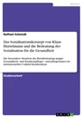 Titel: Das Sozialisationskonzept von Klaus Hurrelmann und die Bedeutung der Sozialisation für die Gesundheit