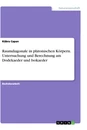 Title: Raumdiagonale in platonischen Körpern. Untersuchung und Berechnung am Dodekaeder und Isokaeder